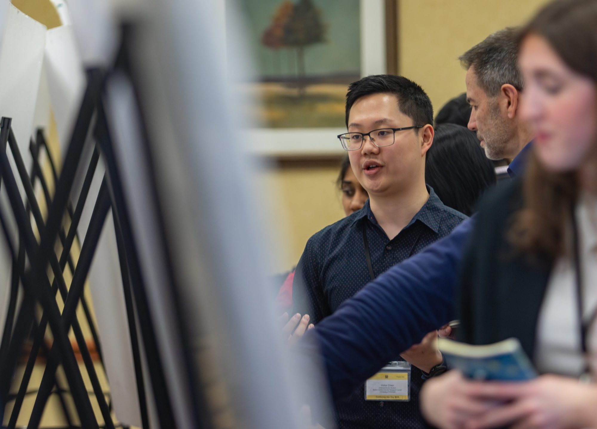 Victor Chen presents his research titled, “Anatomical distribution of cardiac vagal motor neurons in the dorsal motor nucleus of the vagus.”