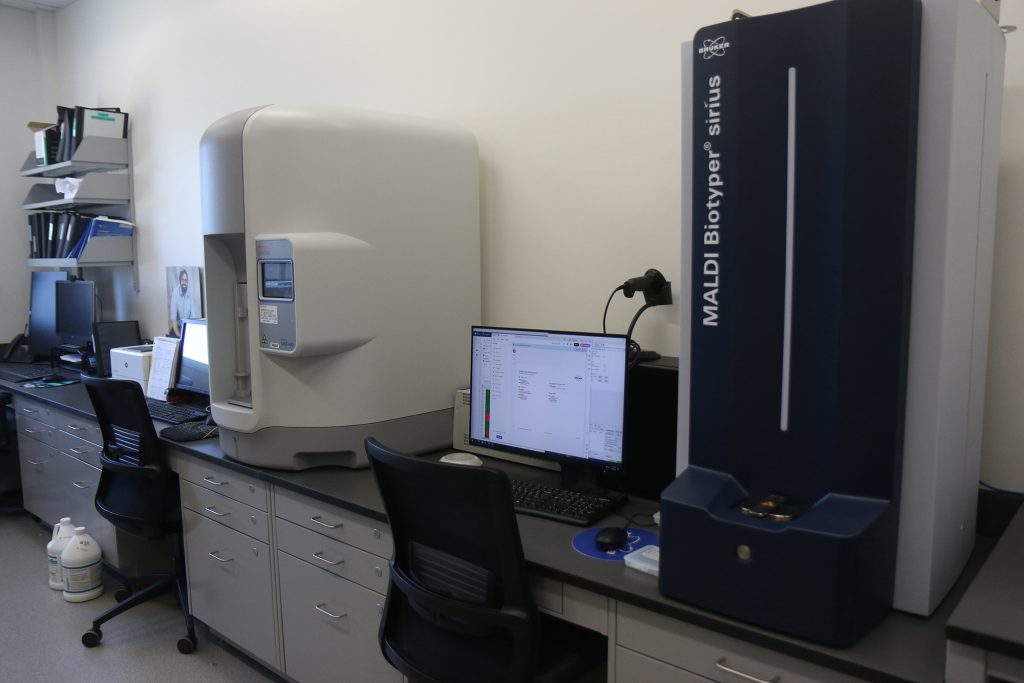 The expansion also includes leading-edge equipment including the MALDI Biotyper, which can determine the species of a bacterial or fungal pathogen in two hours instead of days.